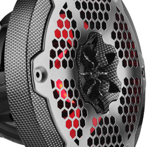 6.5” Marine 2-Way Hybrid Speaker with RGB LED, Compression Driver and Neodymium Magnet | 250W RMS 4-Ohm - DS18