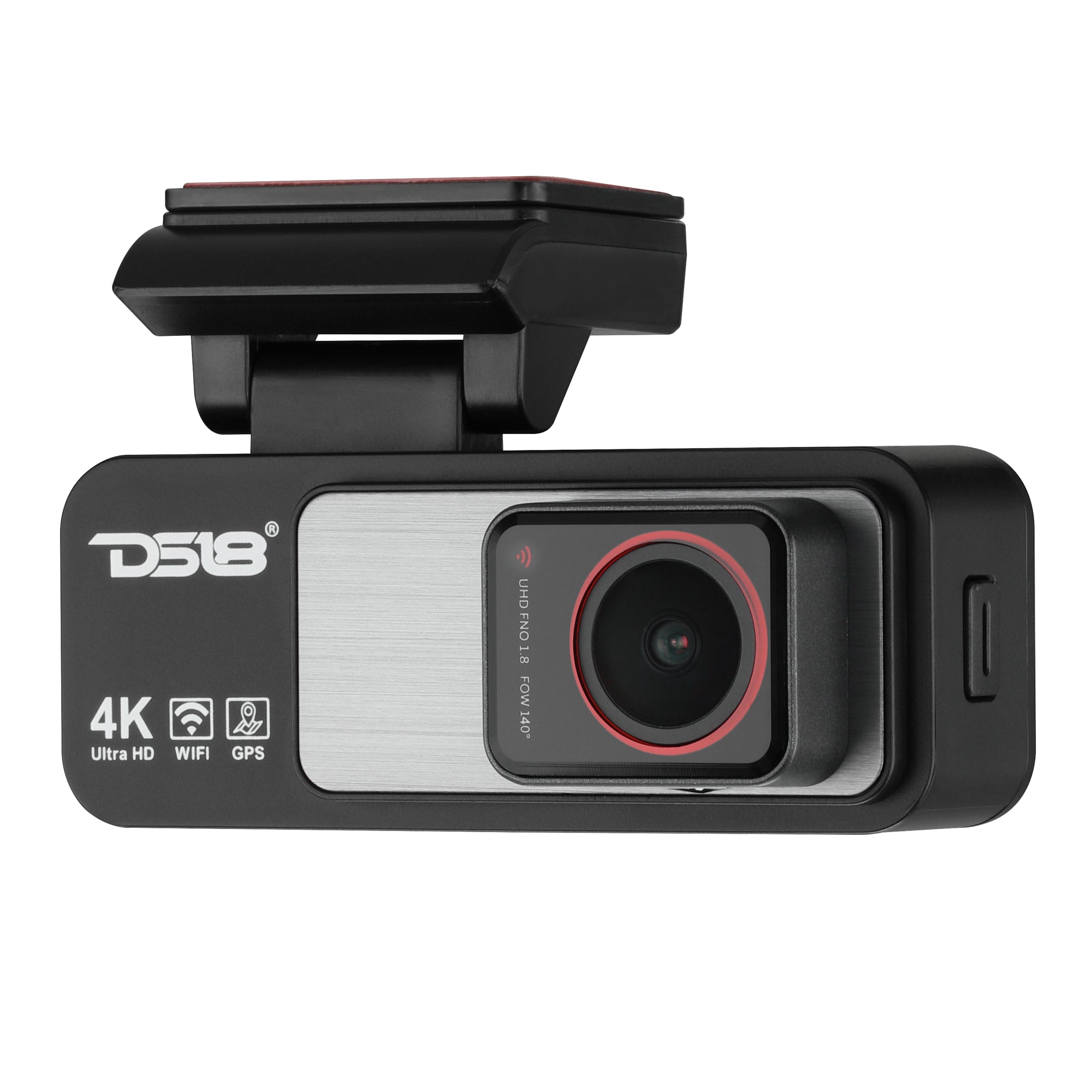 4K Dual Dash Camera with Wi-Fi, GPS, Parking Monitor, and 3.2” IPS Display (Front & Rear Cameras) - DS18
