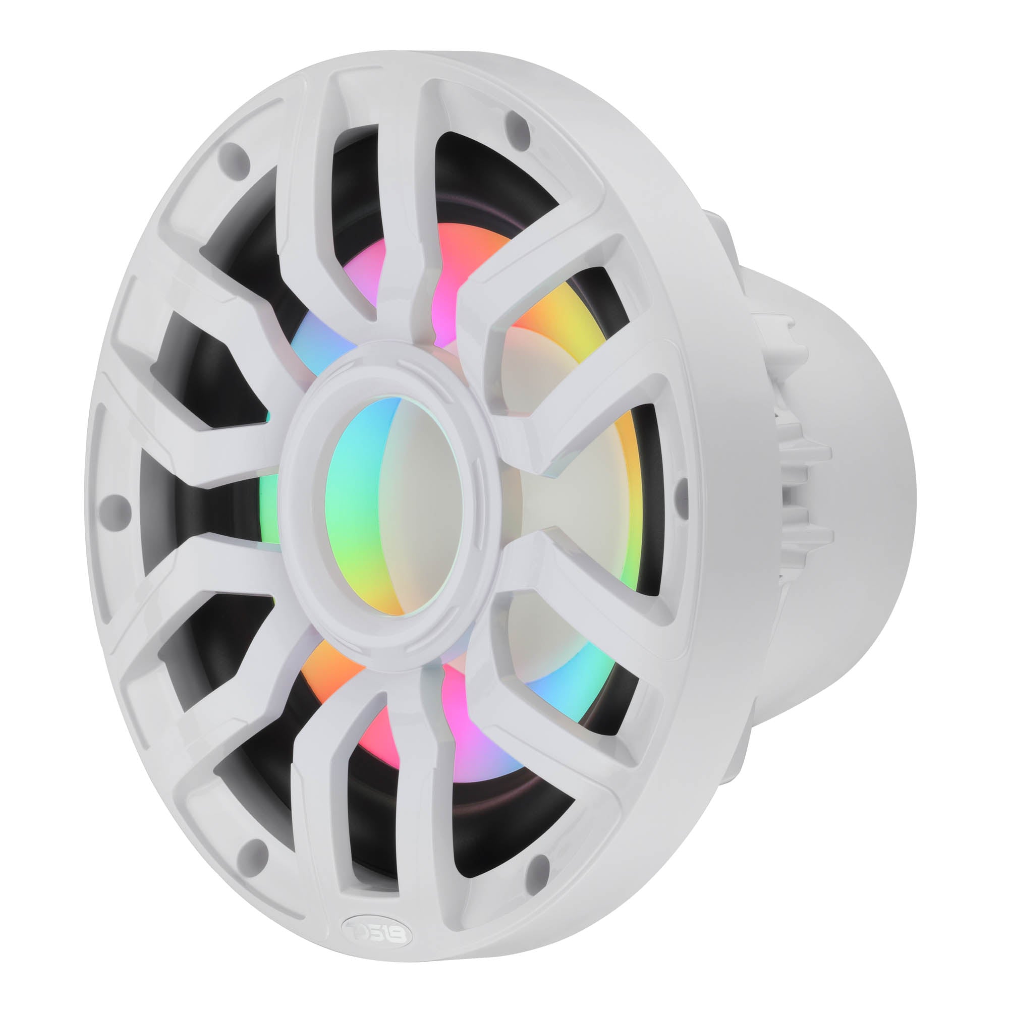 10” Marine Subwoofer with Hybrid Magnet Motor, Removable Grille and Digital LED Lights - 500W RMS 4-Ohm - DS18