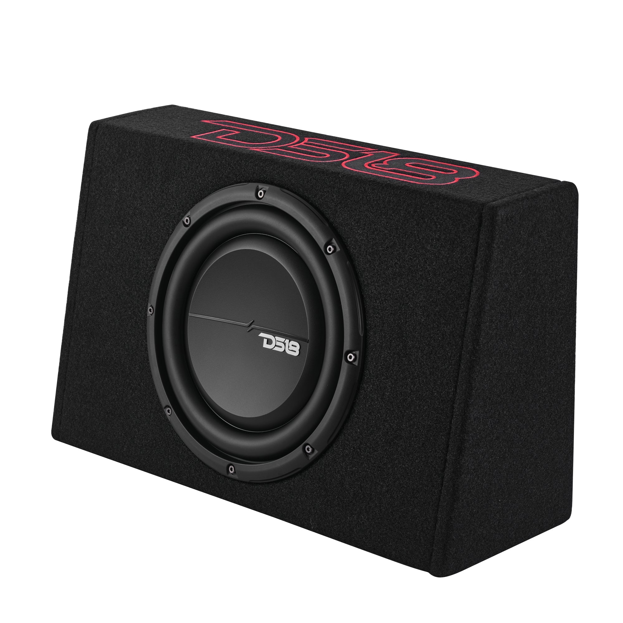 10” Amplified Shallow Subwoofer Enclosure for Pickup Trucks - DS18