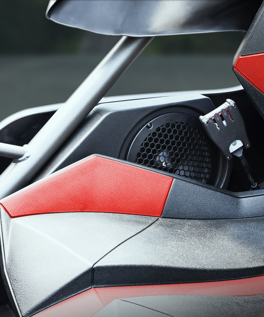 Polaris Slingshot Side Panel Empty Enclosure fits 2 x 6.5" Speakers & 2 x 1.7” Tweeters | 2015 - 2019 - DS18