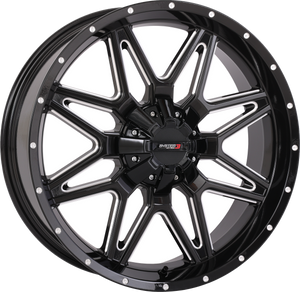 ST7 WHEEL - GLOSS BLACK MILLED