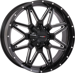 ST7 WHEEL - GLOSS BLACK MILLED