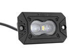 3x1.75 Inch Black Series LED Slim Aux | SAE Fog | Flush Mount | Pair