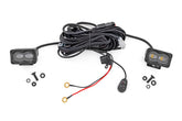 3x1.75 Inch Black Series | Yellow | LED Slim Aux | SAE Fog | Pair
