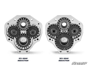 Polaris RZR 1000 4in. Portal Gear Lift - Dual Idler - 15% Gear Reduction - Billet Housing - Without Frame Stiffener