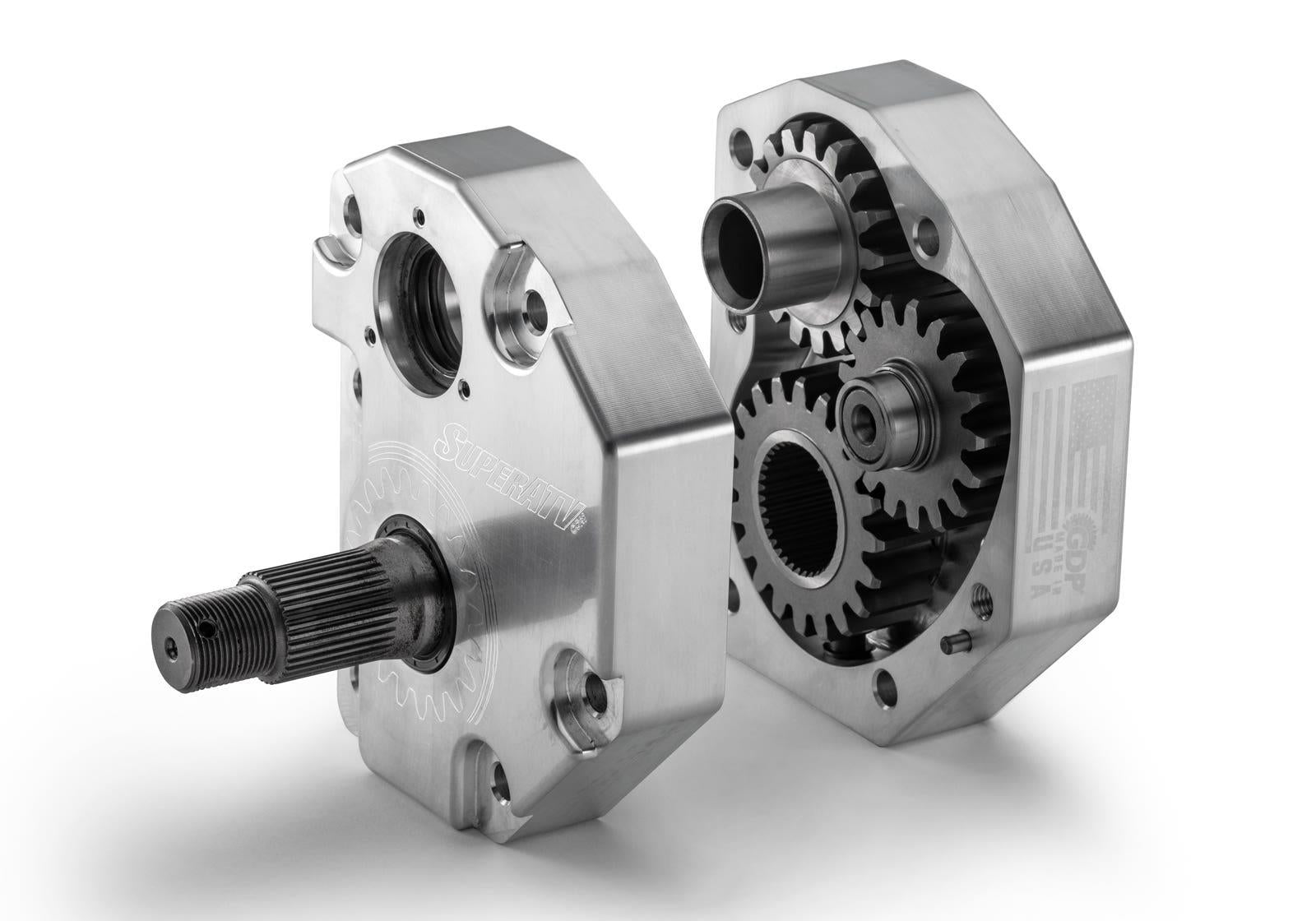 Can-Am Maverick X3 4in. Portal Gear Lift - Standard with 30% Gear Reduction - Billet Housing - Single Idler - 15% Gear Reduction - With Frame Stiffener