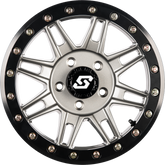 CLUTCH BDLK WHEEL 14X7 4/156 +10MM GUNMETAL/BLK