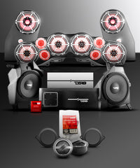 Jeep JL Wrangler 2018–2023 Complete Audio Package – Loaded Sound Bar, Dash Enclosures, Subwoofers & Amplifier - DS18