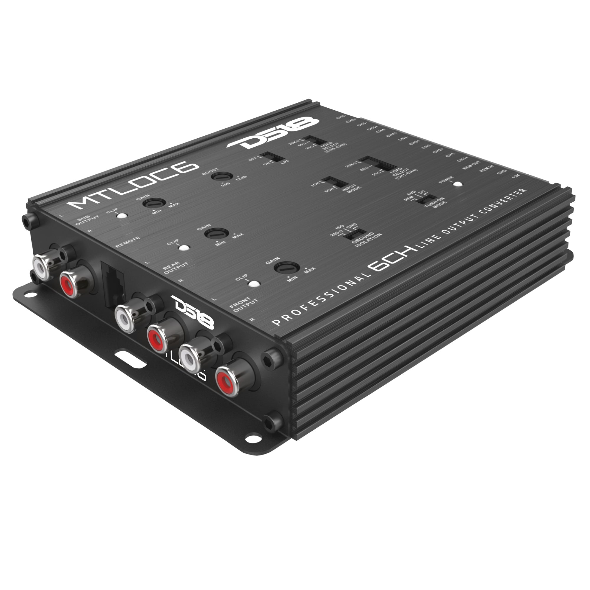 6-Channel High-to-Low Level Line Output Converter with Remote Turn-On - DS18