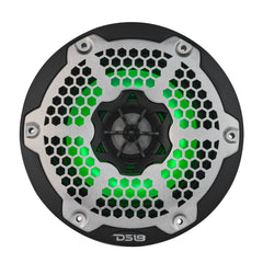 6.5” Marine 2-Way Hybrid Speaker with RGB LED, Compression Driver and Neodymium Magnet | 250W RMS 4-Ohm - DS18