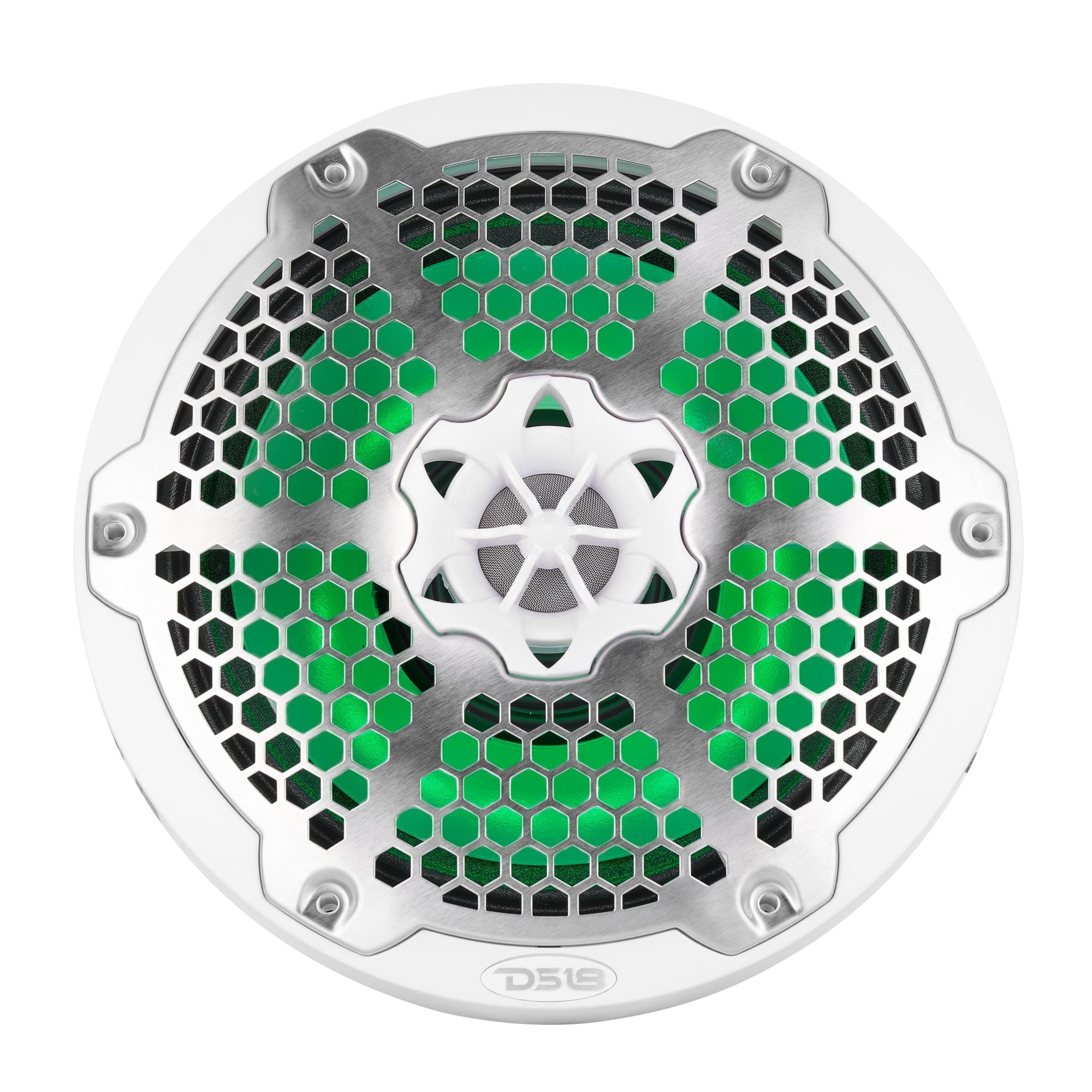 8” Marine 2-Way Hybrid Speaker with RGB LED, Compression Driver and Neodymium Magnet | 350W RMS 4-Ohm - DS18