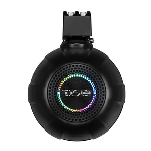 8" NXL-iQ Marine Tower Speaker with Digital LED Lights, Neodymium Magnet, 1" Compression Driver, IP65 Rated, 350W RMS, 4-Ohm