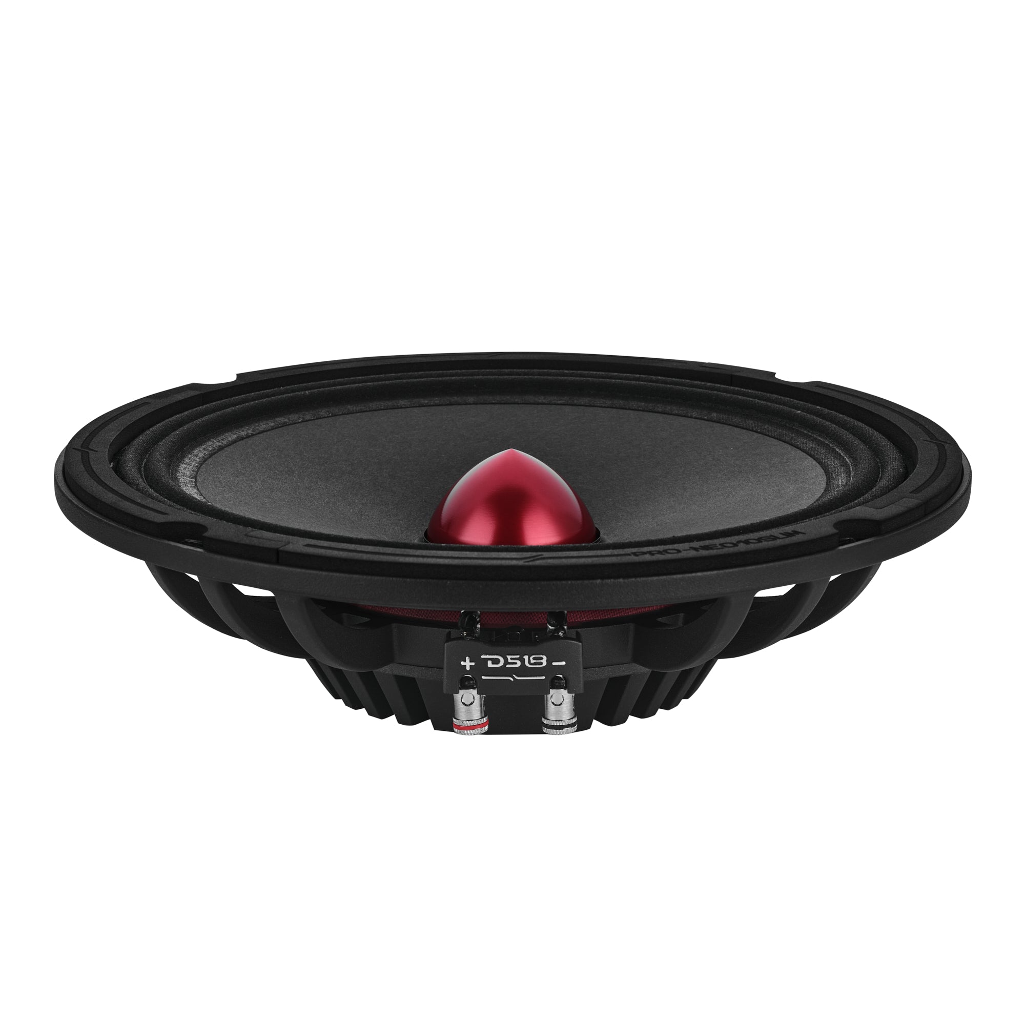 PRO 10" Slim Neodymium Mid-Range Loudspeaker with Bullet | 250W RMS 4-Ohm - DS18