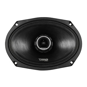 PRO-ZT 6x9" Coaxial Mid-Range Loudspeaker with Water-Resistant Cone Built-in Bullet Tweeter and Grill | 275W RMS 4-Ohm - DS18