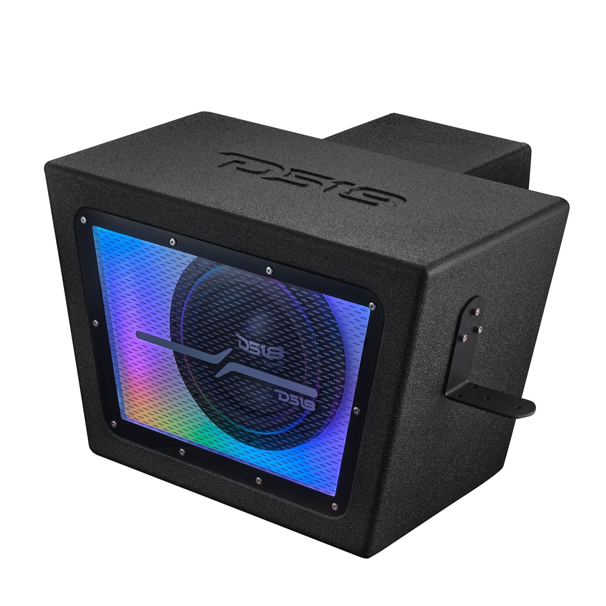 Polaris RZR PRO/XP 10" Bandpass Subwoofer Enclosure for Rear Cargo Box with Digital LED Lights | EXL-X10.2D Preloaded - DS18
