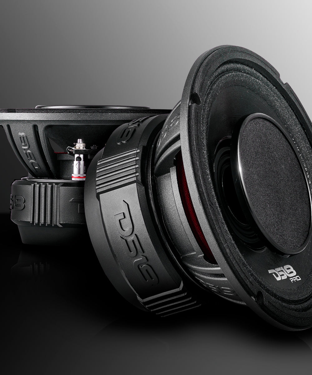 PRO 6.5" Coaxial Hybrid Mid-Range Water resistant Cone Loudspeaker with Built-in Driver 225 Watts Rms 4-Ohm - DS18
