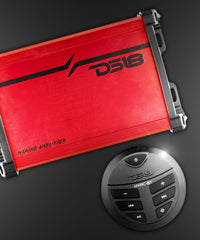 Good Marine Audio Package - Head Unit & 4 Channel Amplifier - DS18