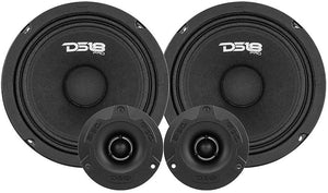 8" Mid-Range Loudspeaker & 3.8" Super Bullet Tweeter Package – High-Power Audio Pair - DS18
