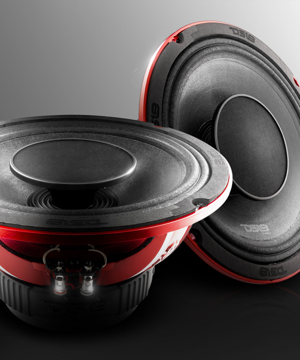 PRO 10" Water Resistant Hybrid Mid-Range Loudspeaker with Built-in Driver 350 Watts Rms 4-Ohm - DS18