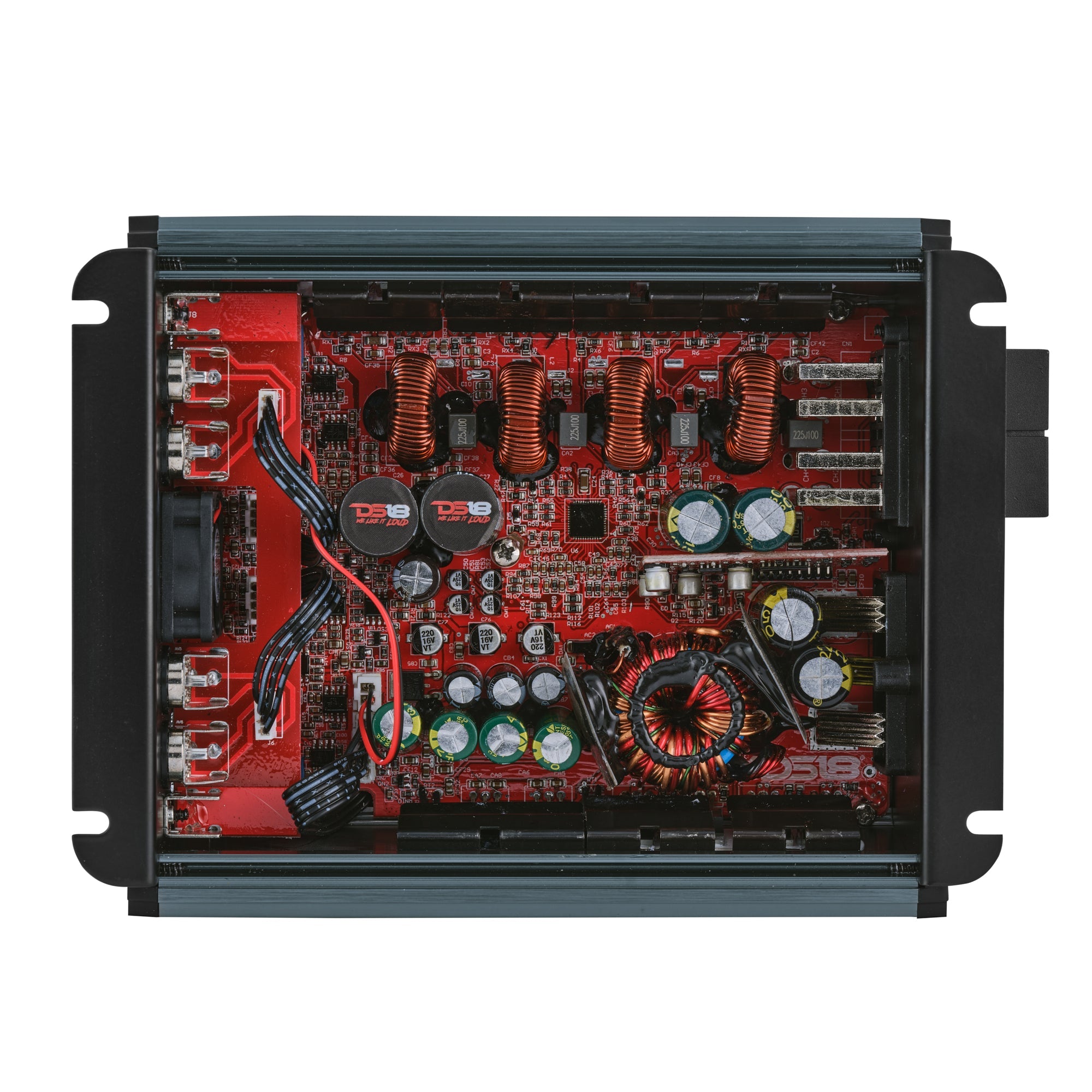 FRP Compact 4-Channel Full-Range Class-D Amplifier | 1200W RMS - DS18