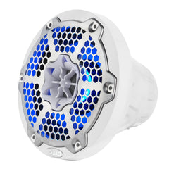 6.5” Marine 2-Way Hybrid Speaker with RGB LED, Compression Driver and Neodymium Magnet | 250W RMS 4-Ohm - DS18