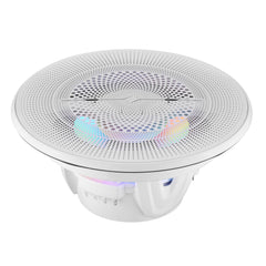 Luxury 6.5” 2-Way Marine Coaxial Speaker with Digital LED Lights and Flush Magnetic Mount Grille | 150W RMS 4-Ohm - DS18