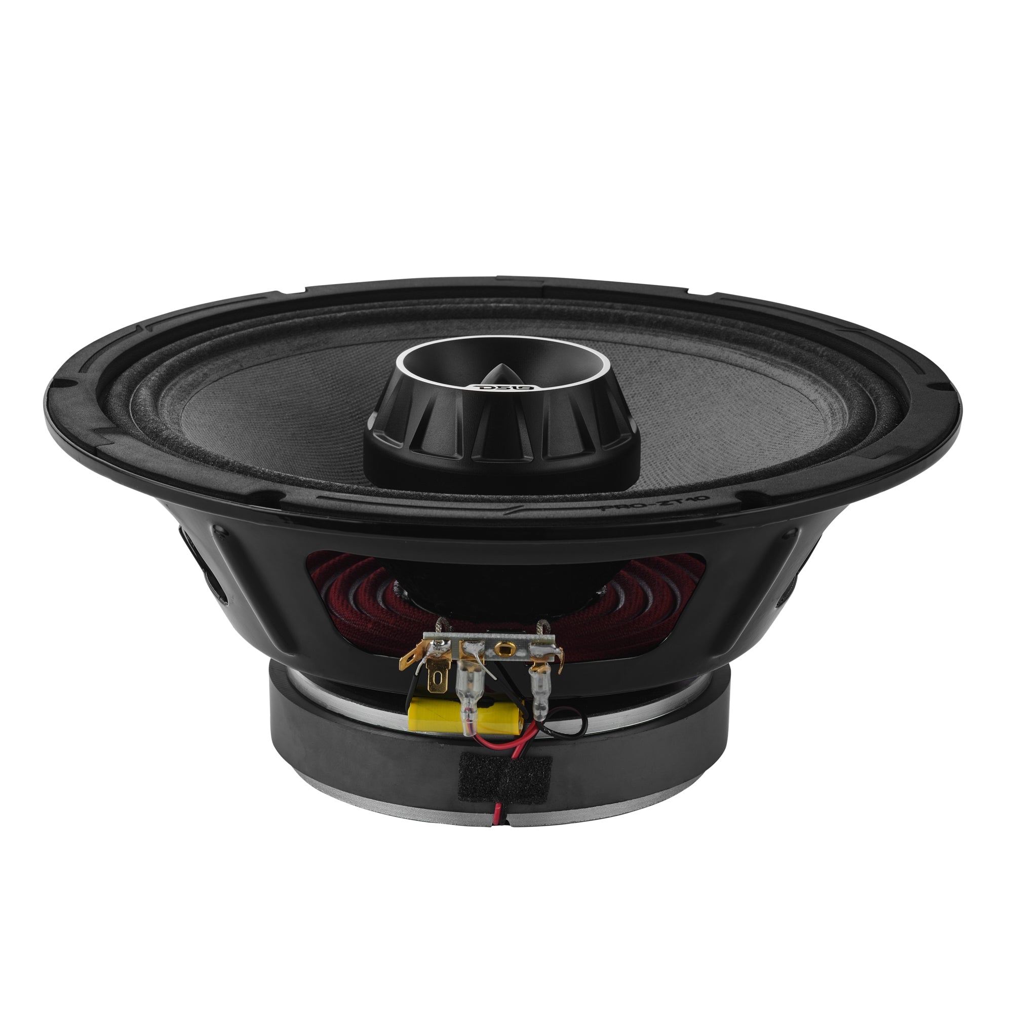 PRO-ZT 10" Coaxial Mid-Range Loudspeaker with Water-Resistant Cone Built-in Bullet Tweeter | 300W RMS 4-Ohm - DS18