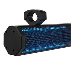 26" Marine Amplified Soundbar with Bluetooth USB & RGB Lighting 6 Speakers 600 Watts - DS18