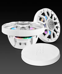 NXL 6.5" 2-Way Coaxial Marine Speaker with Bullet Tweeter and Digital Led Lights | 150W RMS 4-Ohm - DS18