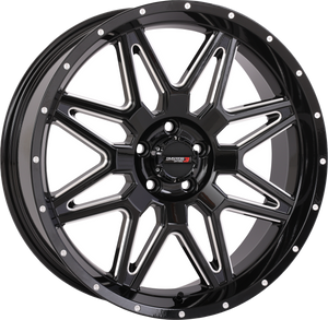 ST7 WHEEL - GLOSS BLACK MILLED