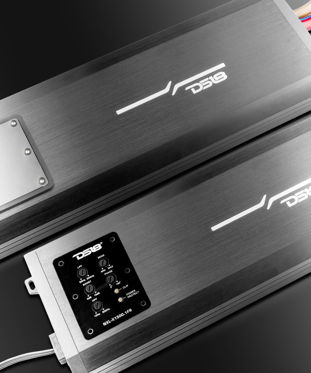 NXL 1-Channel Full-Range Class D IP67 Marine and Powersports Amplifier 1 x 1500 Watts Rms @ 1-Ohm - DS18