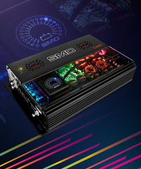 SMD Monoblock Amplifier with VM-1 Voltmeter and Digital LED Lights 3000W RMS at 1-ohm - Steve Meade Designs - DS18