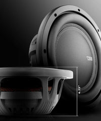 IXS Shallow-Mount 10" Fiber Glass Subwoofer 600 Watts Rms DVC 4-Ohm - DS18