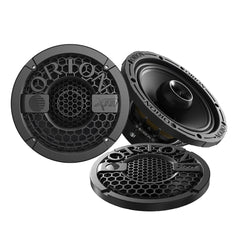 Orion XMT65.2 6.5" Water-Resistant Midrange Coaxial Speakers W/ Grills | 350W RMS 2 Ohm (Pair)