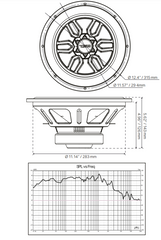 DS18 SLC-MD12.4D 12" SELECT PPI Cone Subwoofer 1000 Watts 4-Ohm DVC - DS18