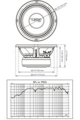 PRO-EXL 6.5" Mid-Range Loudspeaker 300 Watts Rms 8-Ohm - DS18