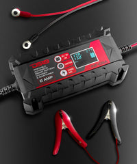 6 AMP Automatic Smart Lithium and AGM Car Battery Charger & Maintainer - DS18