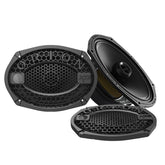 Orion XMT69.2 6x9" Water-Resistant Midrange Coaxial Speakers W/ Grills | 400W RMS 2 Ohm (Pair)