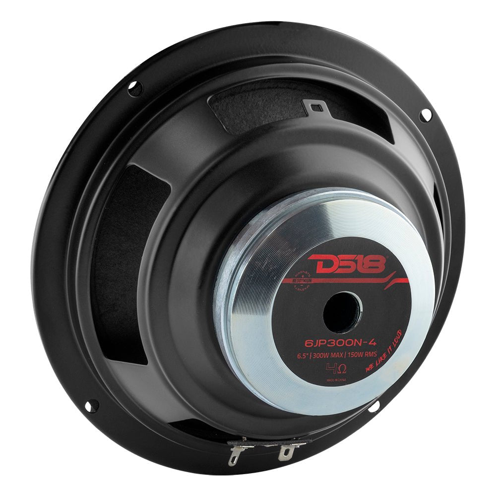 PRO 6.5" Neodymium Full-Range Loudspeaker 150 Watts Rms 4-Ohm (Used in JP6NEO Jeep Enclosures) - DS18