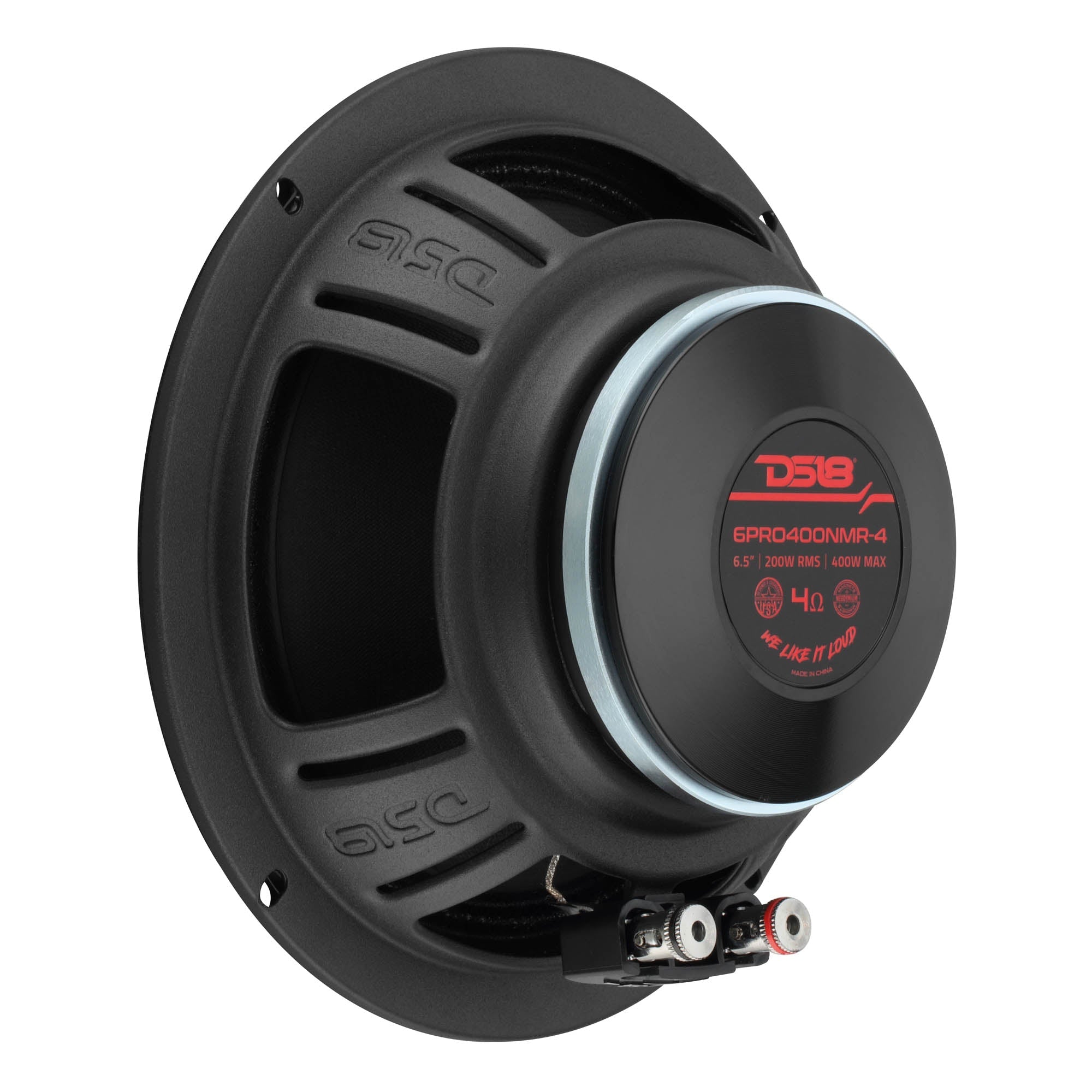 6.5” High-Sensitivity Professional Midrange Loudspeaker with Neodymium Magnet | 200W RMS 4-Ohm - DS18