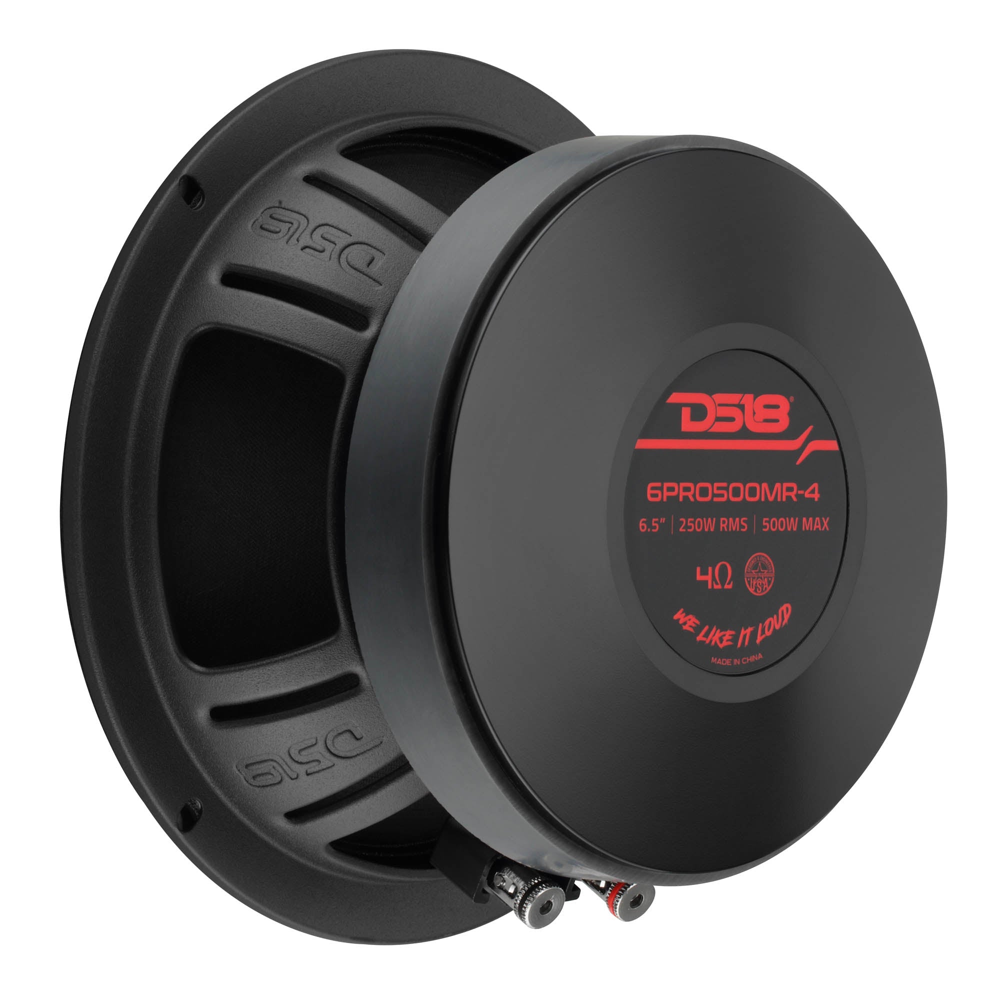 6.5” High-Sensitivity Midrange Loudspeaker with Ferrite Magnet | 250W RMS 4-Ohm - DS18