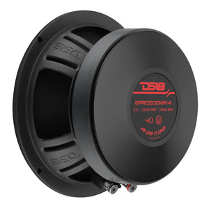 6.5” High-Sensitivity Midrange Loudspeaker with Ferrite Magnet | 250W RMS 4-Ohm - DS18