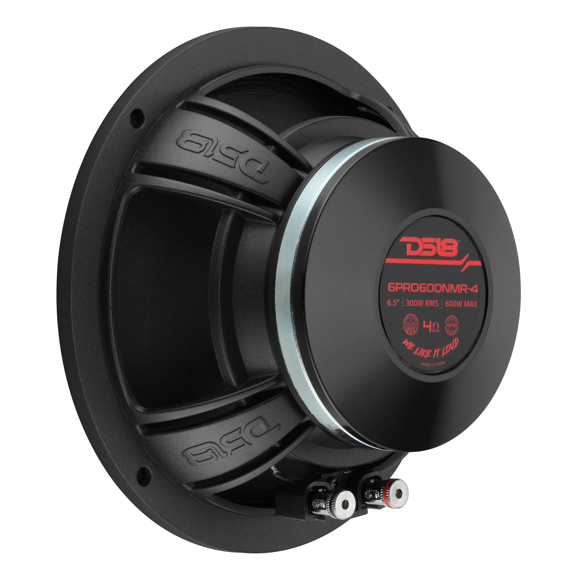 6.5” High-Sensitivity Professional Midrange Loudspeaker with Neodymium Magnet | 300W RMS 4-Ohm - DS18