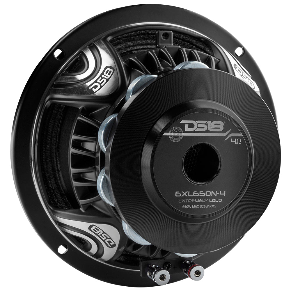 XL 6.5" Neodymium Rings Mid-Range Loudspeaker 325 Watts 4-Ohm - DS18