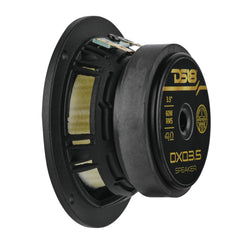 DXQ 3.5” Midrange Speaker with Yellow Straw + Composite Foam Cone | 60W RMS 4-Ohm - DS18