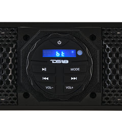 37" Marine Amplified Soundbar with Bluetooth USB & RGB Lighting 10 Speakers 1200 Watts - DS18