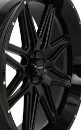 ST7 WHEEL 24X9 5+4 (0MM) 4/137 GLOSS BLACK