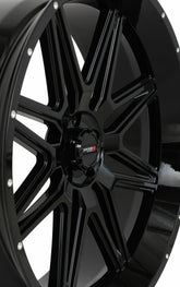 ST7 WHEEL 24X9 5+4 (0MM) 4/137 GLOSS BLACK