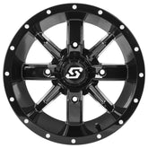 HOLLOW POINT WHEEL 14X10 4/137 5+5 (0MM) BLACK